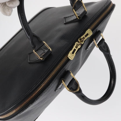 Louis Vuitton Alma Handbag Epi Leather, BLACK, LEATHER, Handbag