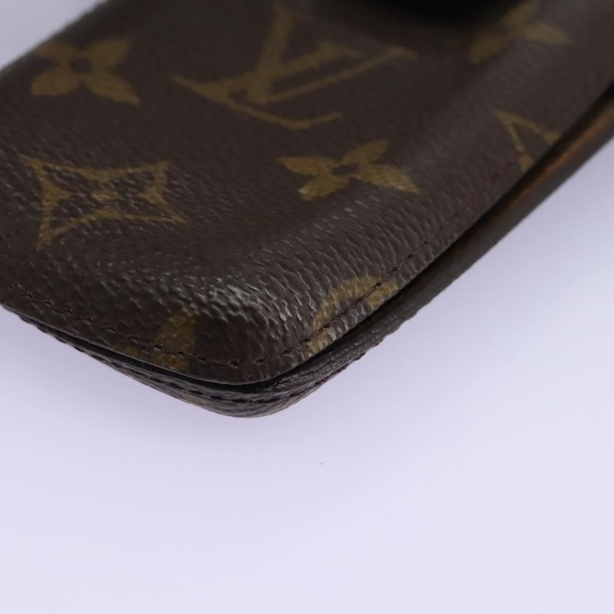 Louis Vuitton Étui Téléphone Monogram Canvas, BROWN, CANVAS, Tech accessory