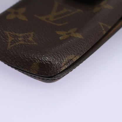 Louis Vuitton Étui Téléphone Monogram Canvas, BROWN, CANVAS, Tech accessory