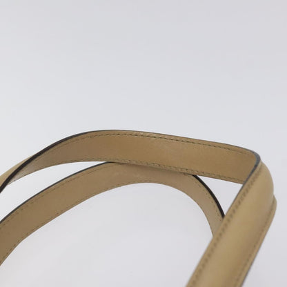 Gucci Vintage Interlocking G Shoulder Bag Leather, BEIGE, LEATHER, Shoulder bag