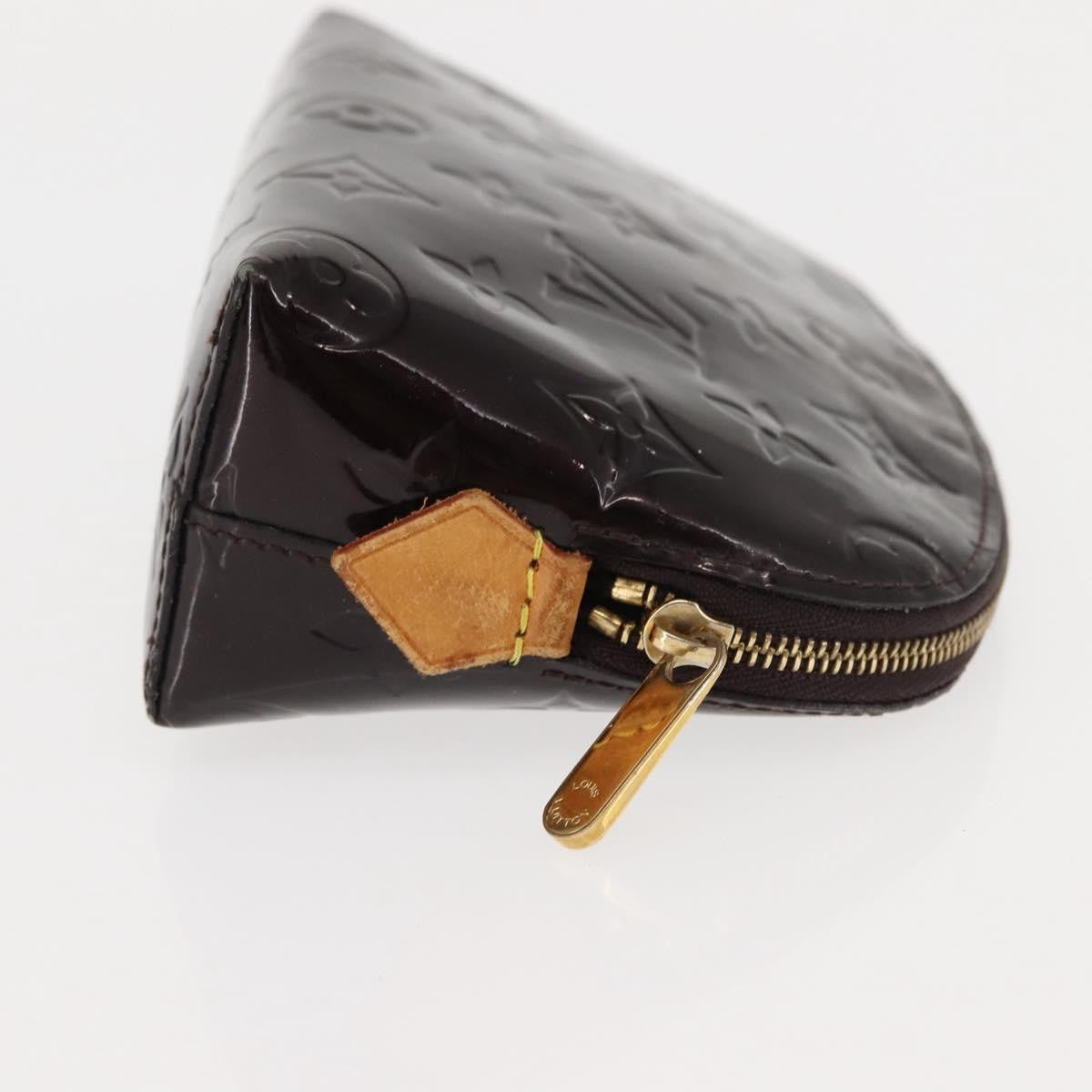 Louis Vuitton Cosmetic Pouch Monogram Vernis, PURPLE, PATENT_LEATHER, Clutche & pouche