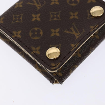 Louis Vuitton CASE JEWELRY BOX Canvas, BROWN, CANVAS, Wallets