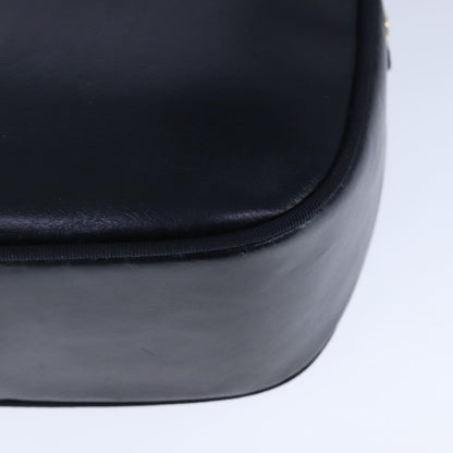 Salvatore Ferragamo Vala Shoulder Bag Leather, NAVY, LEATHER, Shoulder bag