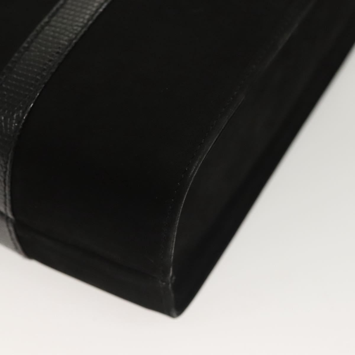 Salvatore Ferragamo Vala Shoulder Bag Suede, BLACK, SUEDE, Shoulder bag