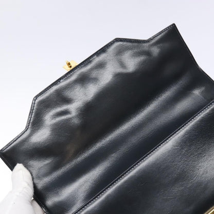 Gucci Lady Lock Leather, NAVY, LEATHER, Handbag