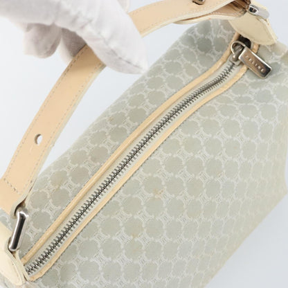 Celine Macadam Handbag Macadam with leather, SILVER, CANVAS, Handbag