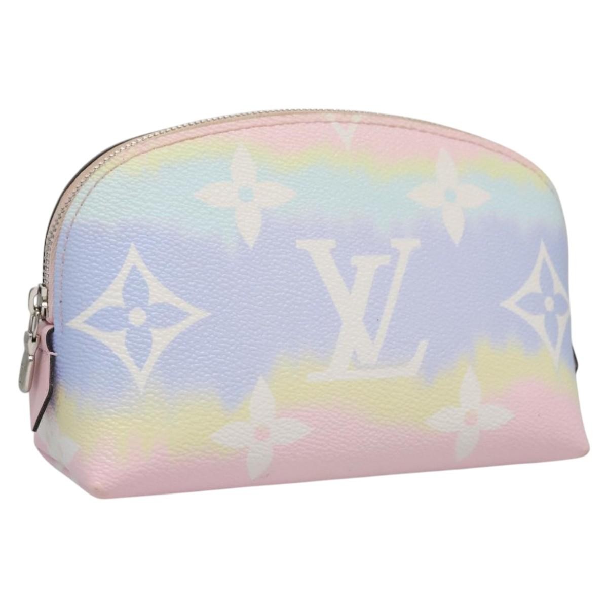 Louis Vuitton Cosmetic Pouch Spring in the City Monogram Giant Canvas, MULTICOLOUR, CANVAS, Clutche & pouche
