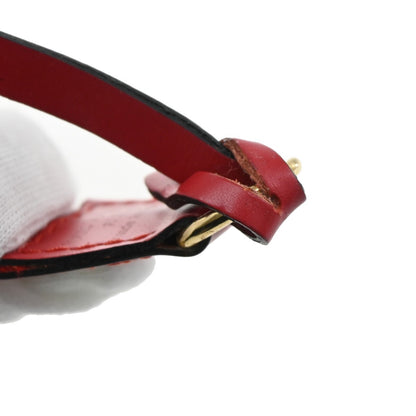 Louis Vuitton Pochette Accessoires Epi Leather, RED, LEATHER, Clutche & pouche