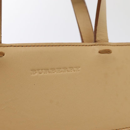 Burberry Vintage Handbag Leather, BEIGE, LEATHER, Handbag