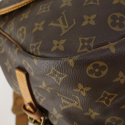 Louis Vuitton Saumur Handbag Monogram Canvas, BROWN, CANVAS, Shoulder bag
