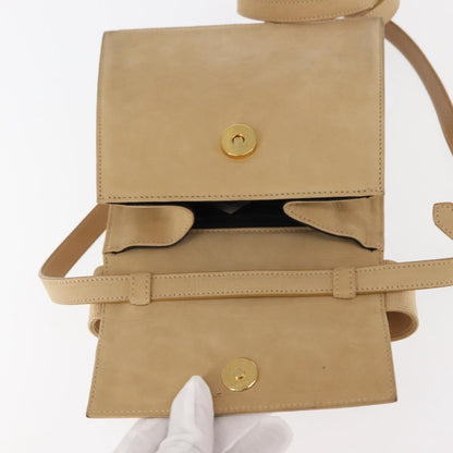 Salvatore Ferragamo Vala Handbag Suede, BEIGE, SUEDE, Handbag