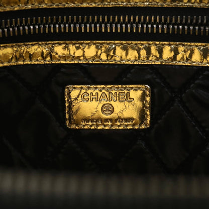 Chanel Je ne suis pas en solde Leather, GOLD, LEATHER, Handbag