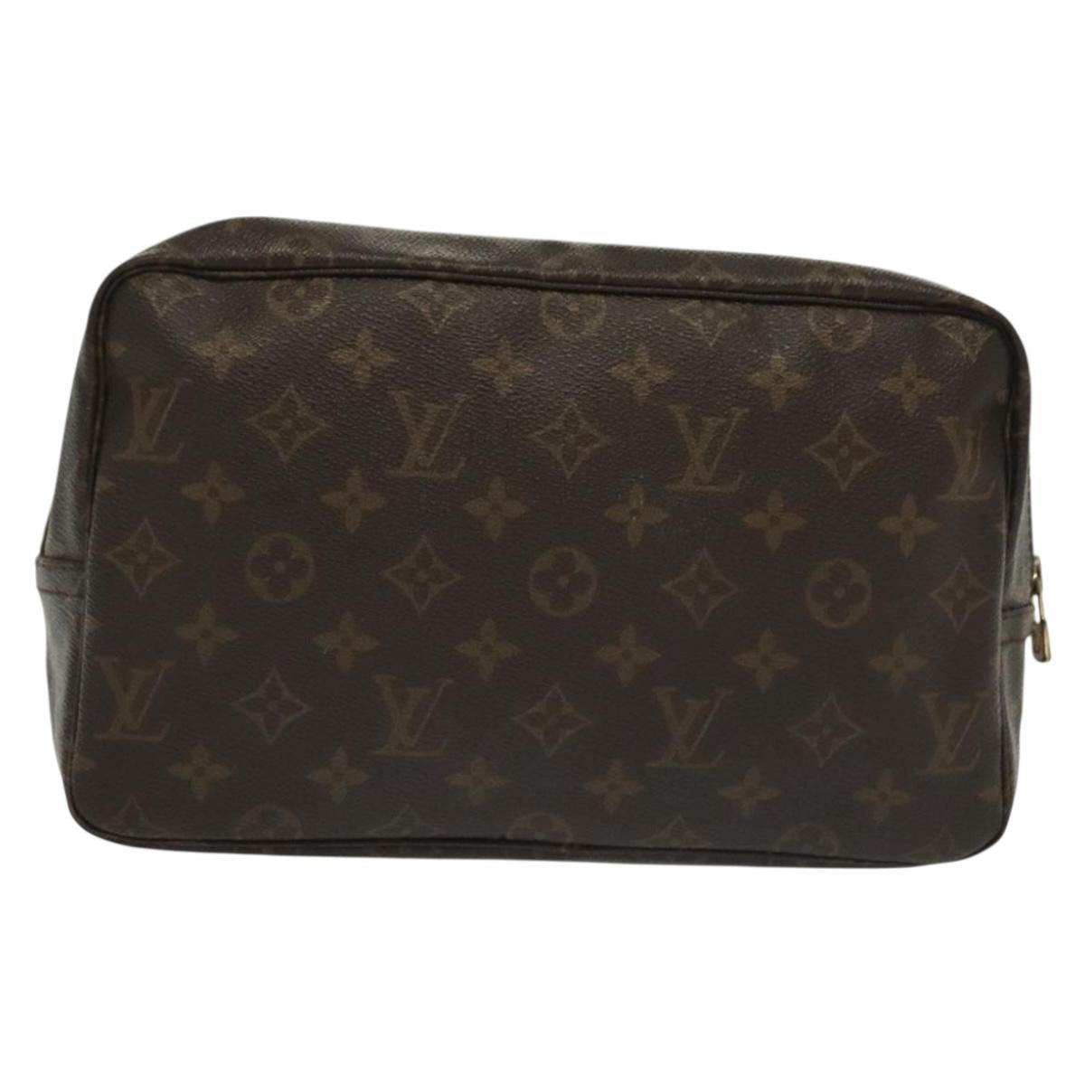 Louis Vuitton Trousse Toilette Monogram Canvas, BROWN, CANVAS, Clutche & pouche