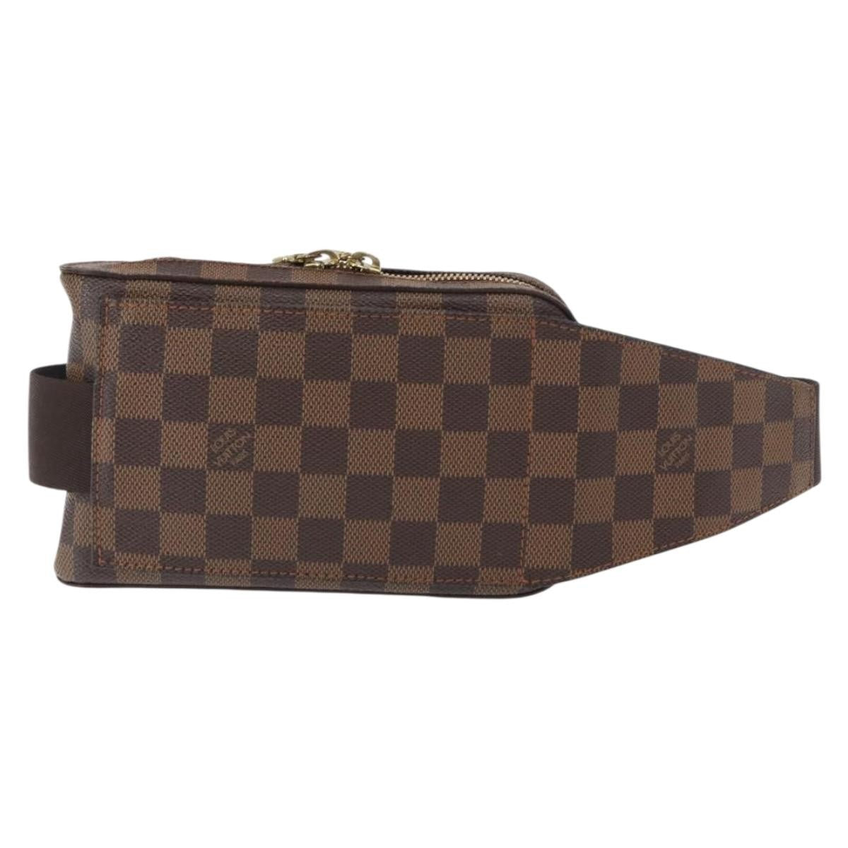 Louis Vuitton Geronimos Waist Bag Damier, BROWN, CANVAS, Shoulder bag