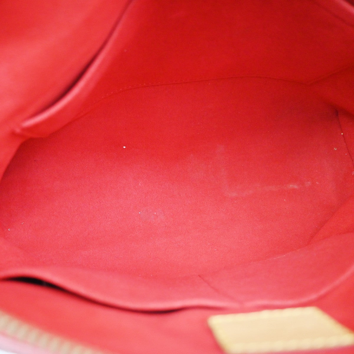 Louis Vuitton Pallas Tote Monogram Canvas with Leather, RED, CANVAS, Handbag