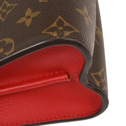 Louis Vuitton Victoire Handbag Monogram Canvas and Leather, BROWN, CANVAS, Shoulder bag