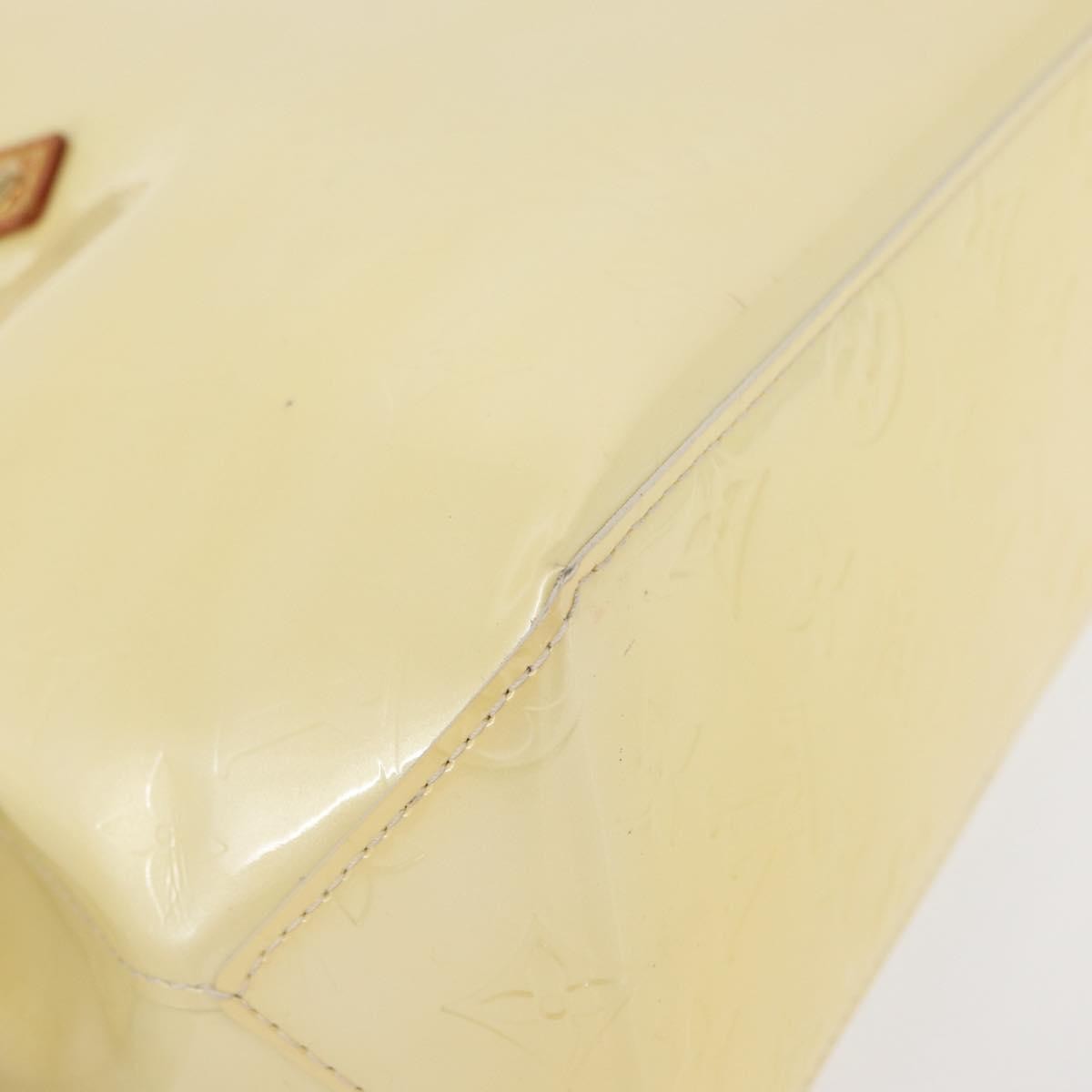 Louis Vuitton Reade Handbag Monogram Vernis, BEIGE, PATENT_LEATHER, Handbag