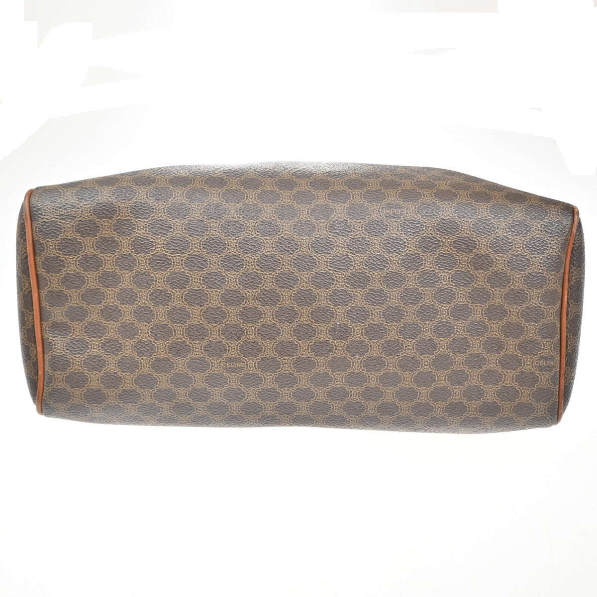 Celine Macadam Handbag Macadam with leather, BROWN, PVC, Handbag