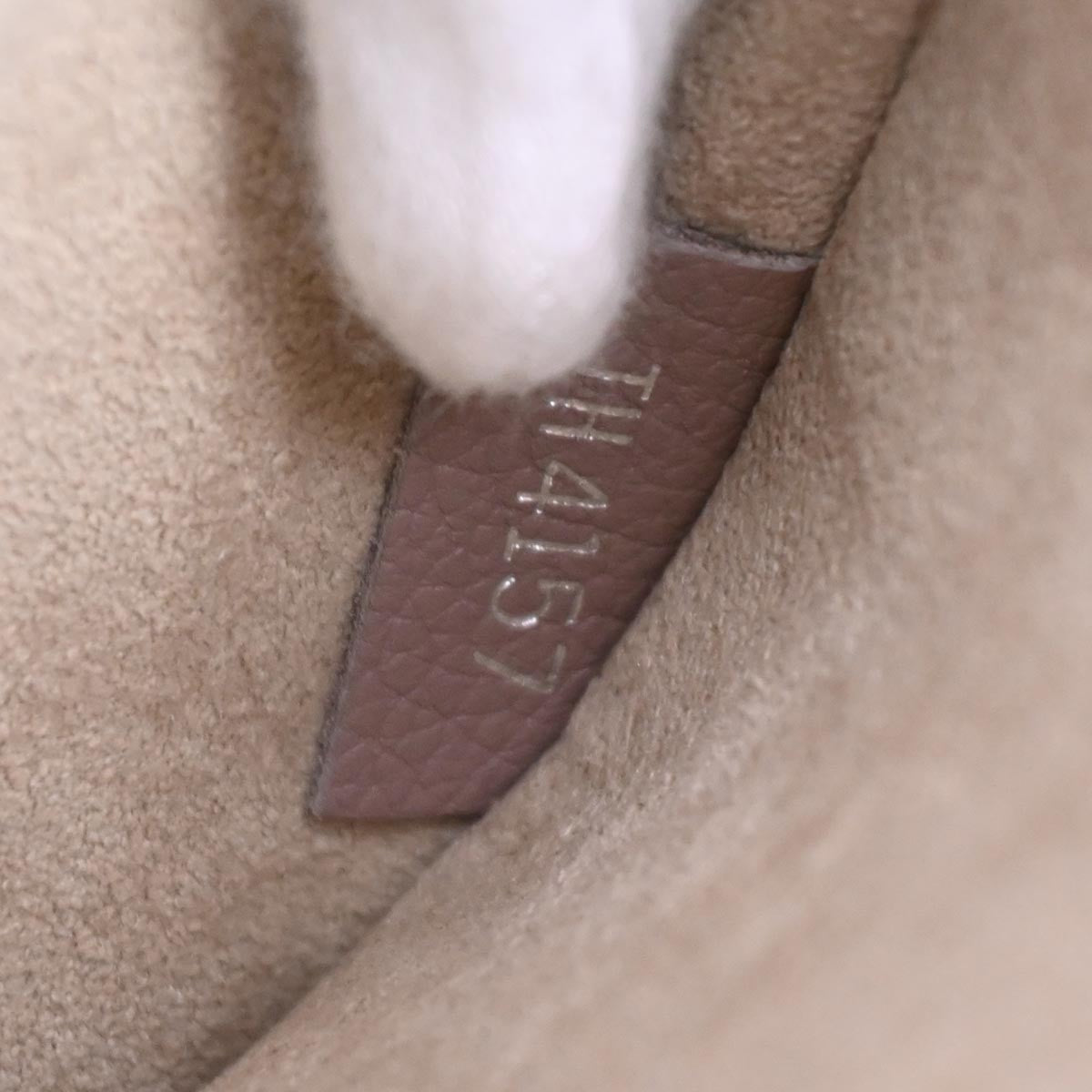 Louis Vuitton Pochette Jour Leather, Gray, Leather, Clutch