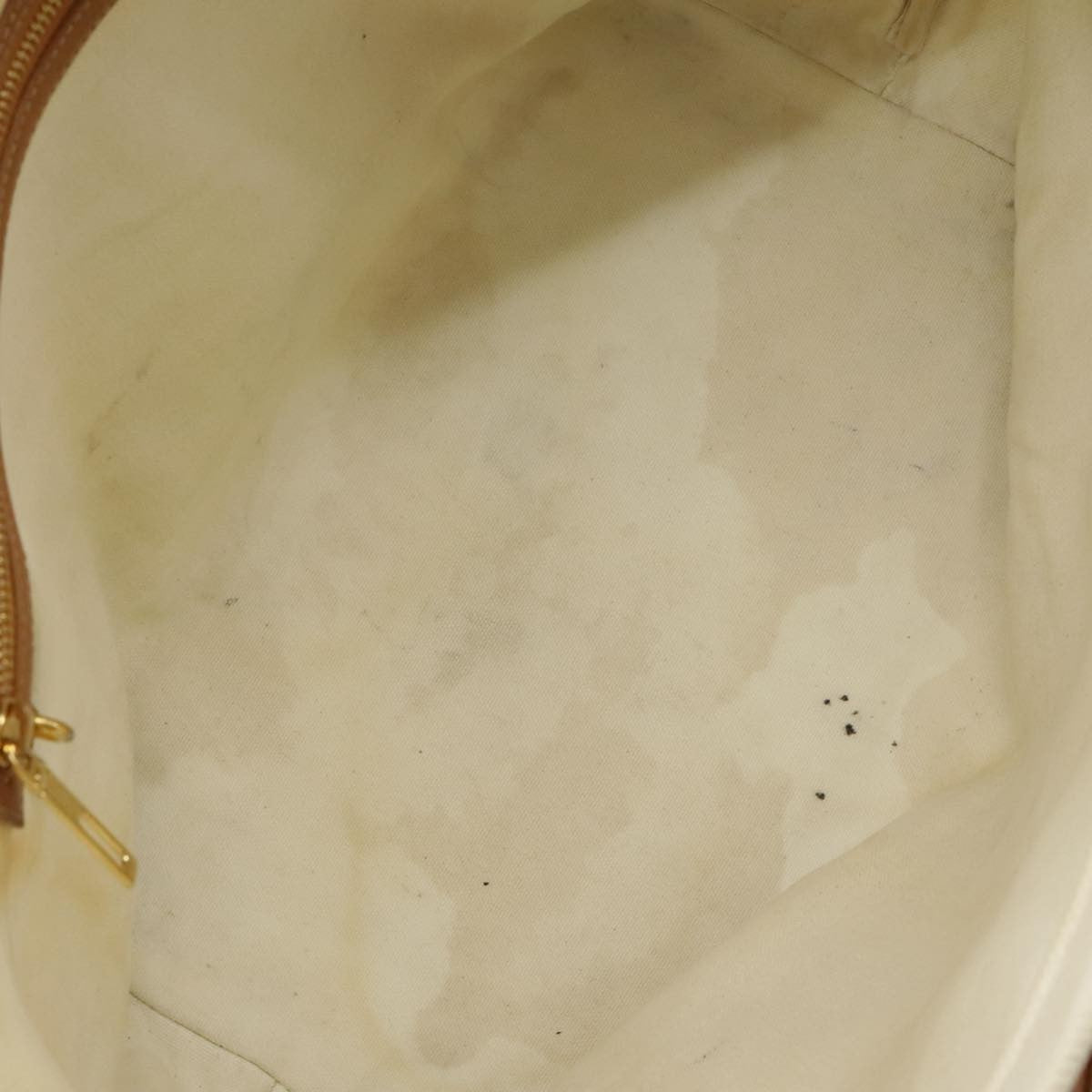 Celine Horizontal Cabas Tote Canvas with Leather, WHITE, CANVAS, Tote bag