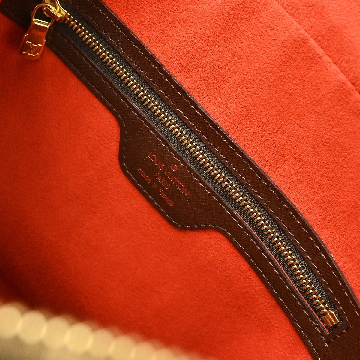 Louis Vuitton Triana Bag Damier, BROWN, CANVAS, Handbag