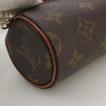 Louis Vuitton Papillon Pochette Monogram Canvas, BROWN, CANVAS, Clutche & pouche