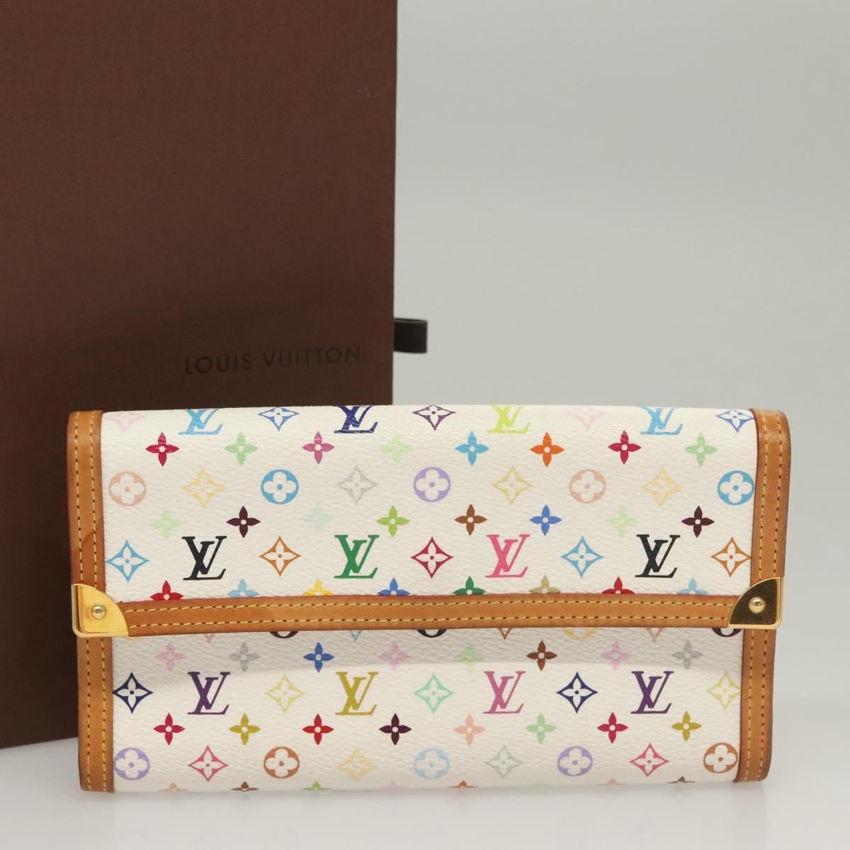 Louis Vuitton Porte Tresor International Wallet Monogram Multicolor, MULTICOLOUR, CANVAS, Wallets