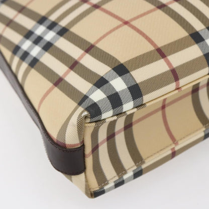 Burberry Nova check Shoulder bag Canvas, BEIGE, PVC, Shoulder bag