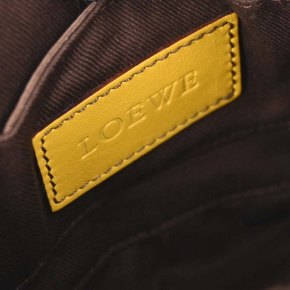 Loewe Vintage Shoulder Bag Leather, YELLOW, LEATHER, Clutche & pouche