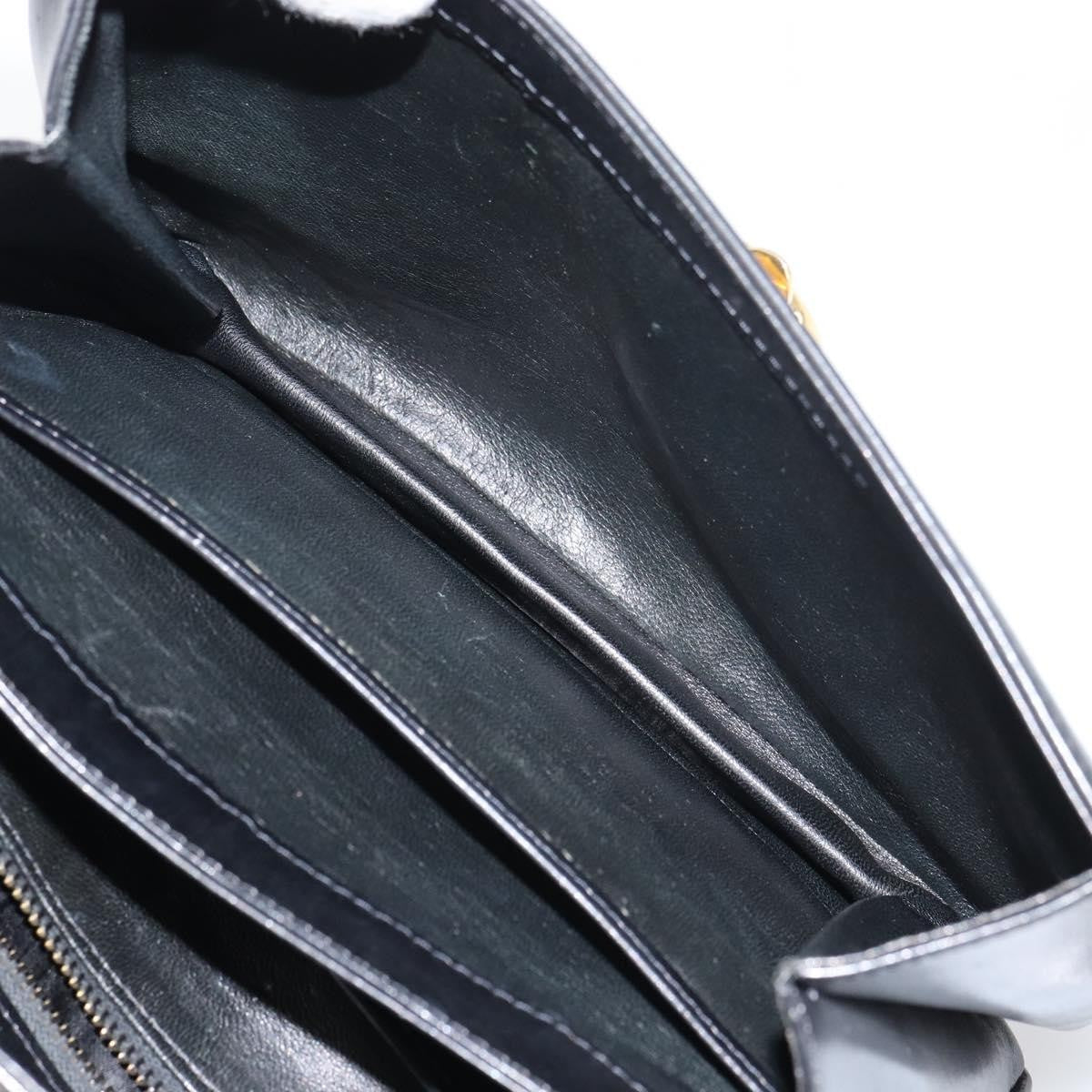 Celine Horse Carriage Shoulder bag Leather, BLACK, LEATHER, Shoulder bag