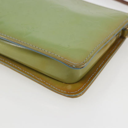 Louis Vuitton Lexington Pochette Monogram Vernis, GREEN, PATENT_LEATHER, Clutche & pouche