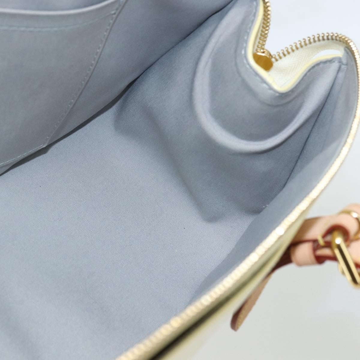 Louis Vuitton Rosewood Avenue Handbag Monogram Vernis, YELLOW, PATENT_LEATHER, Handbag