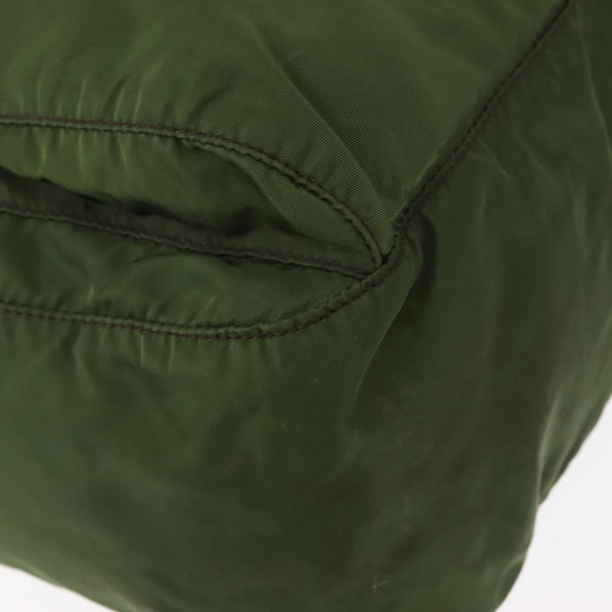 Prada Zip Buckle Messenger Bag Tessuto, KHAKI, NYLON, Crossbody bag