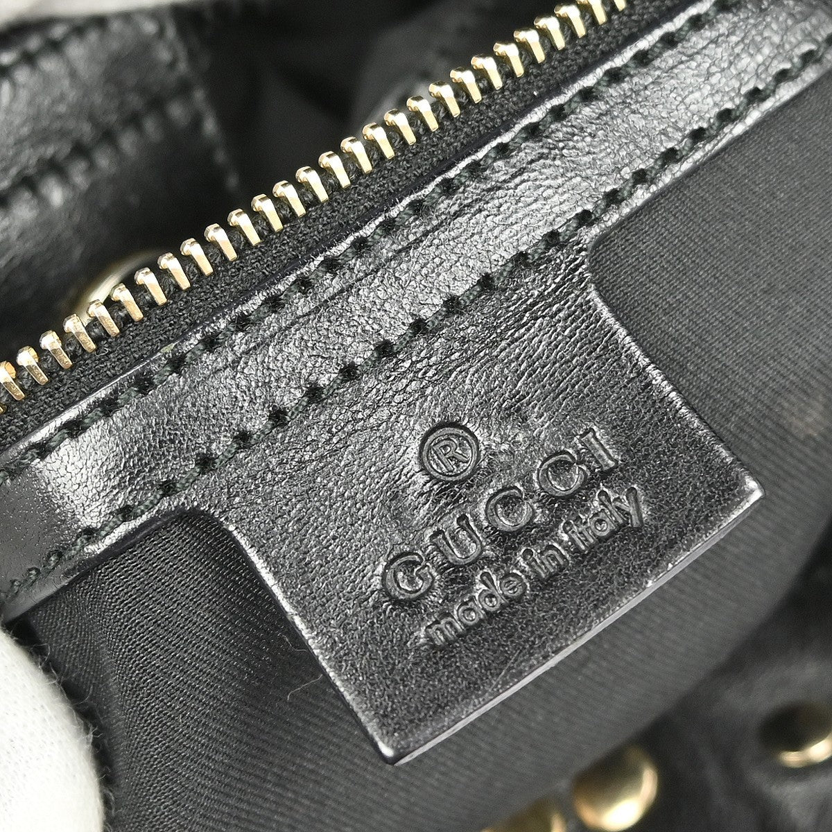 Gucci Pelham Tote Studded GG Canvas, BLACK, CANVAS, Tote bag