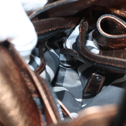 Burberry Warrior Hobo Leather, GOLD, LEATHER, Tote bag