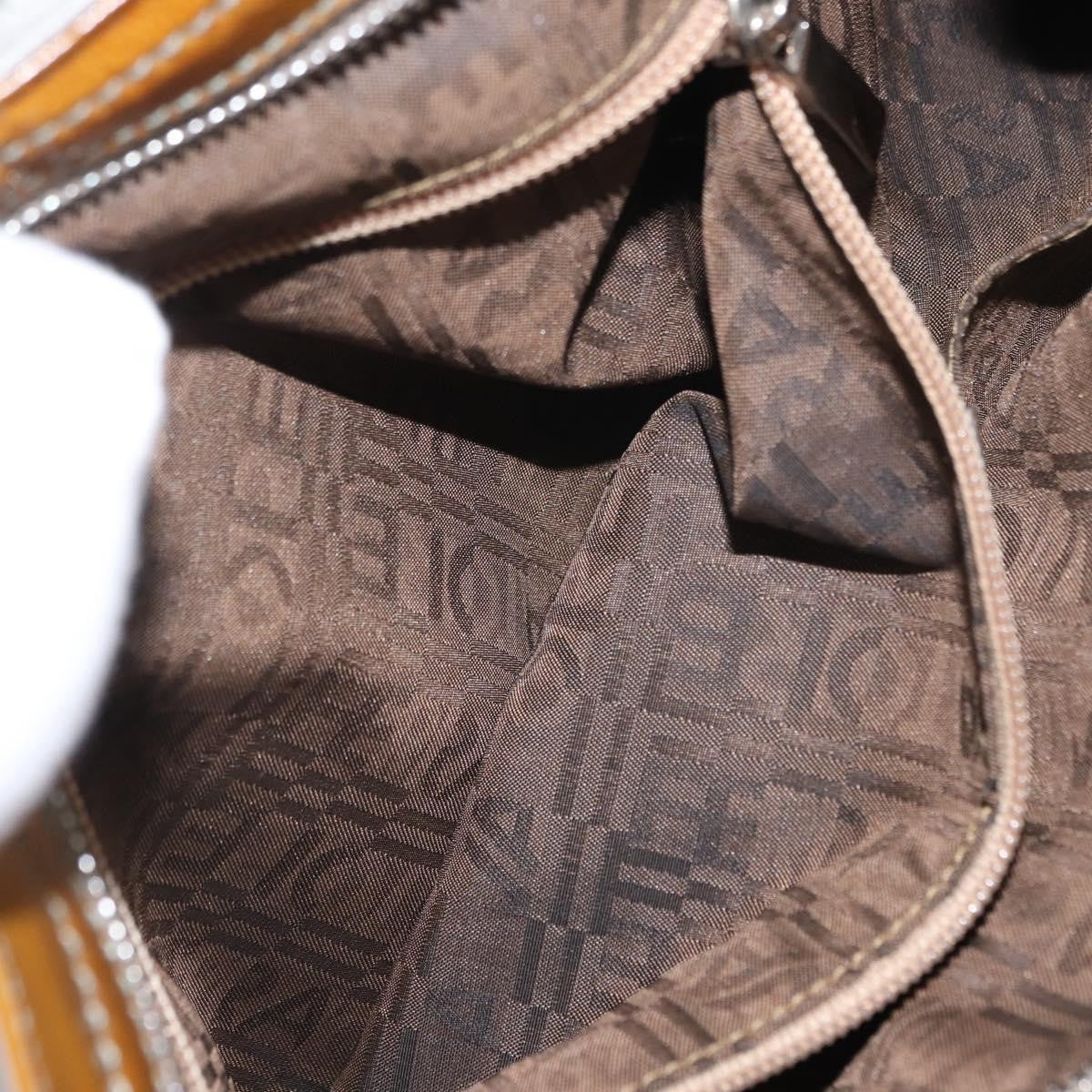 Salvatore Ferragamo Gancini handbag Suede, GREEN, SUEDE, Handbag