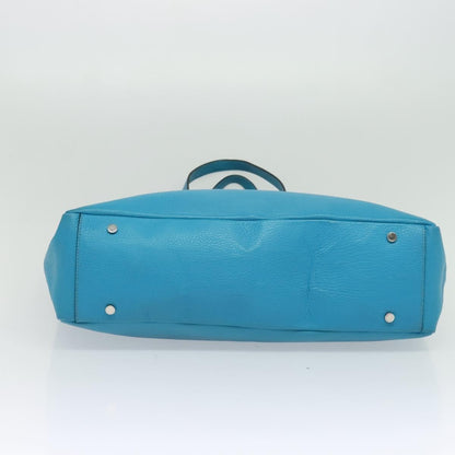 Burberry Vintage tote bag Leather, BLUE, LEATHER, Tote bag