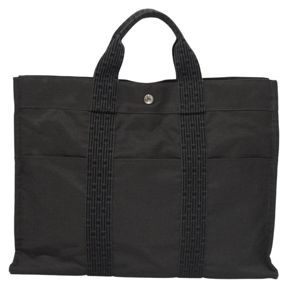 Hermes Fourre-tout Herline Fourre-tout Herline, GRAY, CANVAS, Tote bag