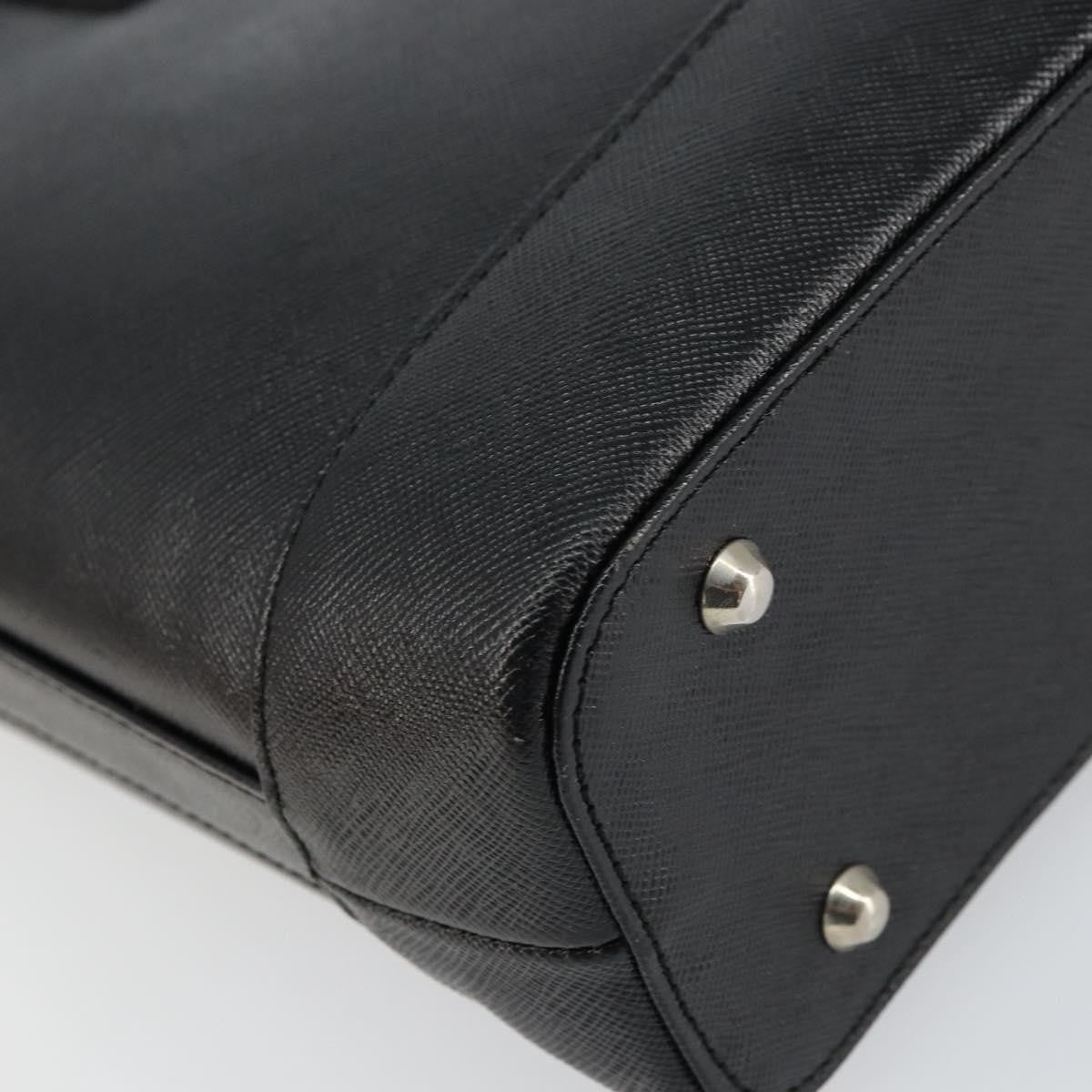 Burberry Vintage tote bag Leather, BLACK, LEATHER, Tote bag