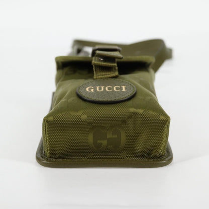 Gucci Off The Grid Shoulder Bag GG Econyl, GREEN, CANVAS, Shoulder bag