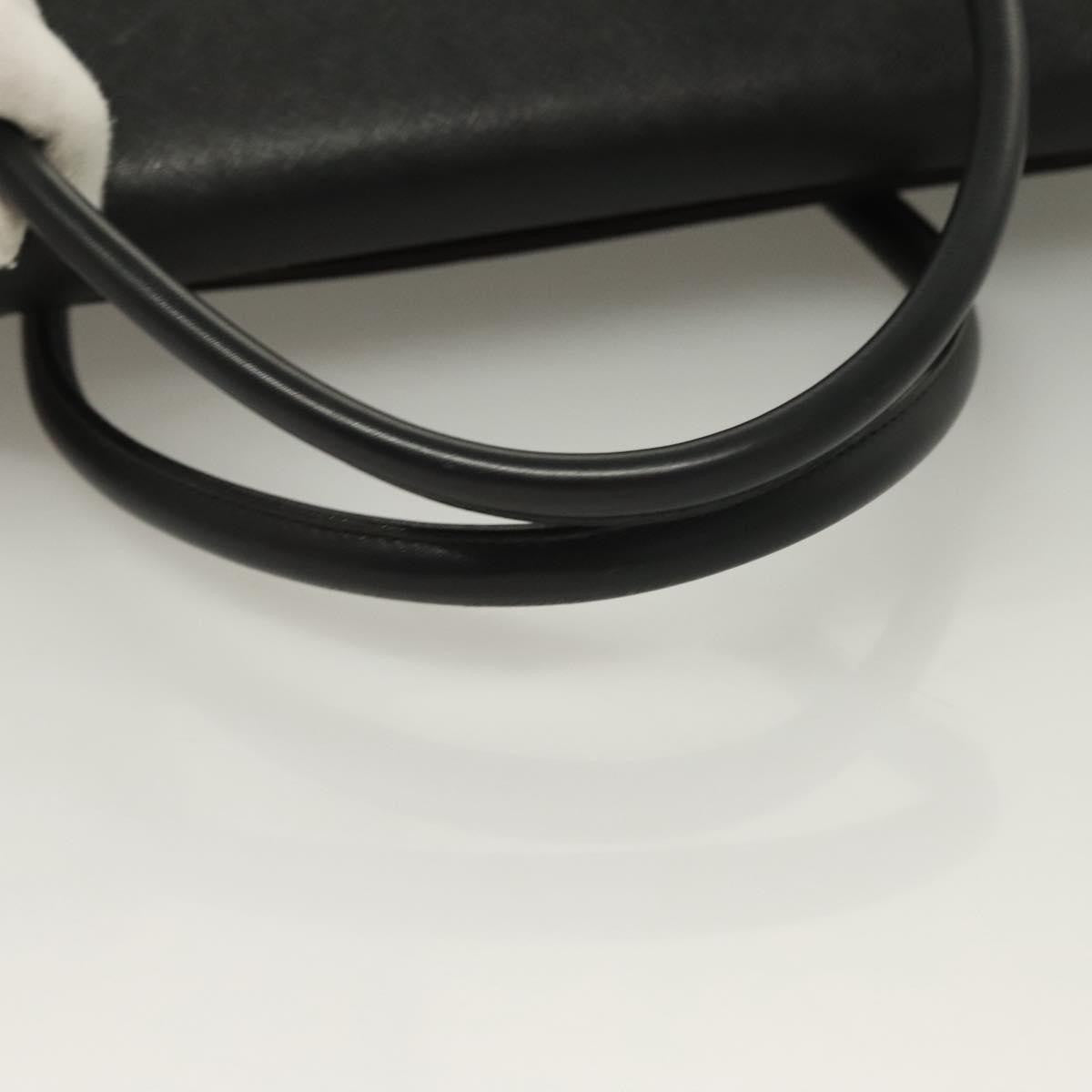 Burberry Vintage Handbag Leather, BLACK, LEATHER, Handbag