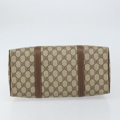 Gucci Vintage Duffle Bag GG Coated Canvas, BEIGE, CANVAS, Travel bag