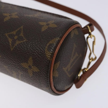 Louis Vuitton Papillon Pochette Monogram Canvas, BROWN, CANVAS, Handbag