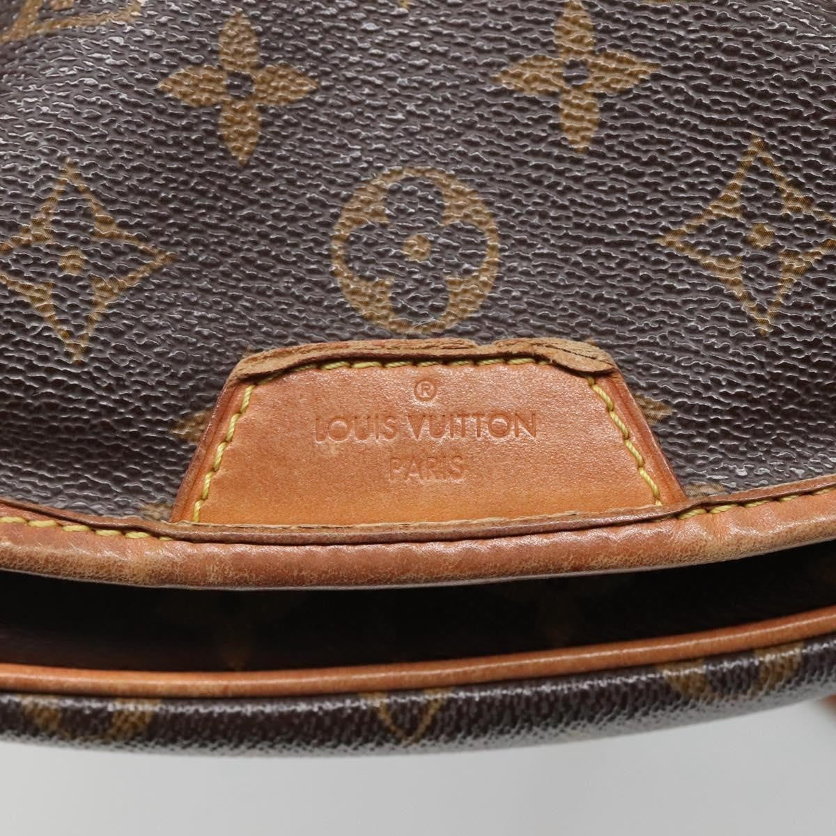 Louis Vuitton Menilmontant Handbag Monogram Canvas, BROWN, CANVAS, Shoulder bag