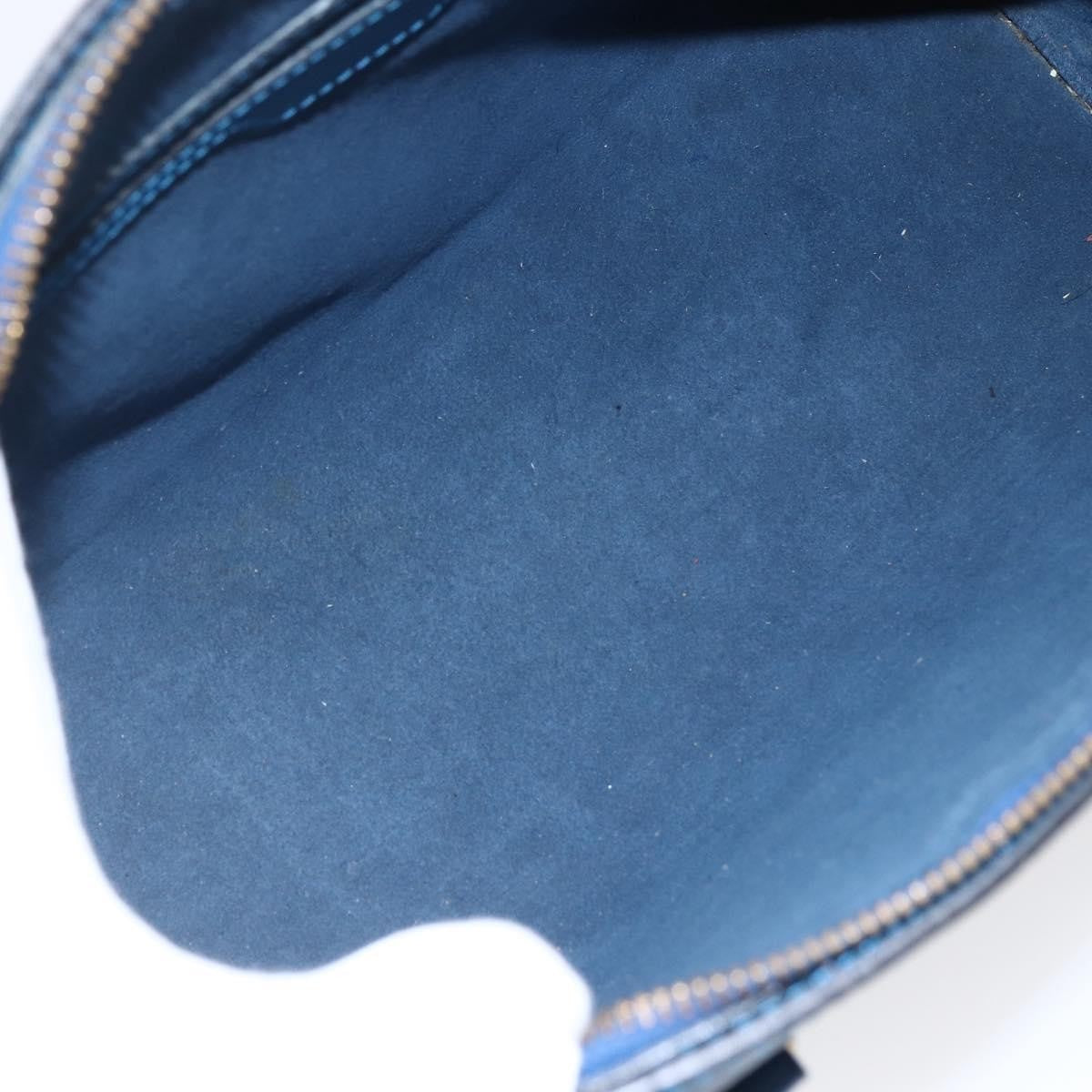Louis Vuitton Soufflot Handbag Epi Leather, BLUE, LEATHER, Handbag