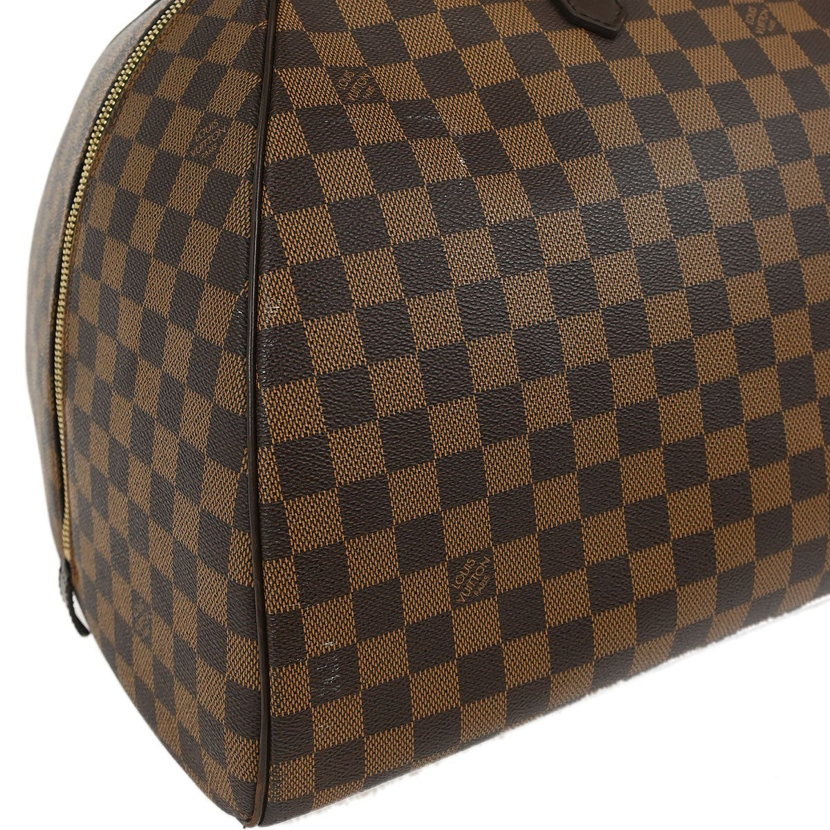Louis Vuitton Ribera Handbag Damier, BROWN, CANVAS, Travel bag
