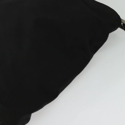 Gucci Side Pocket Flap Messenger Bag Nylon, BLACK, NYLON, Shoulder bag