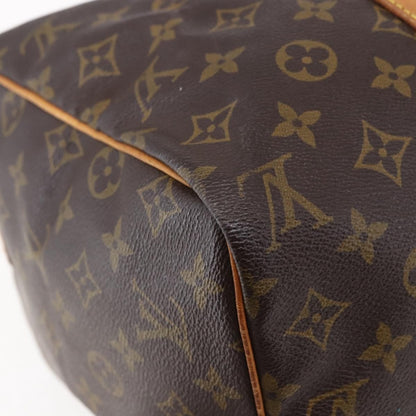 Louis Vuitton Sac Souple Handbag Monogram Canvas, BROWN, CANVAS, Travel bag