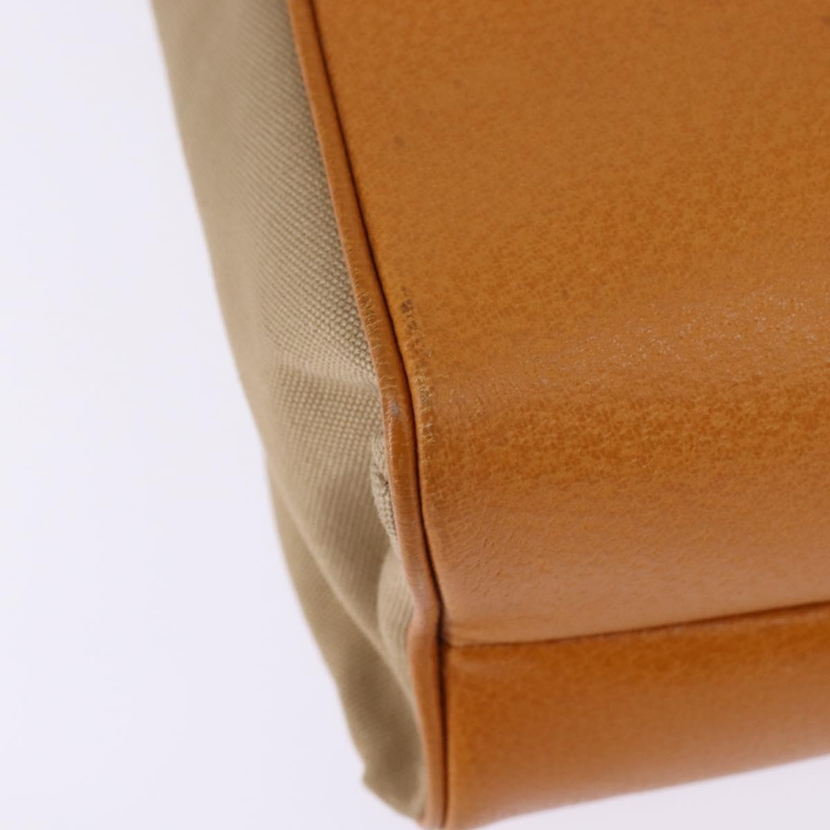 Prada Lux Convertible Open Tote Canvas and leather, BEIGE, CANVAS, Tote bag