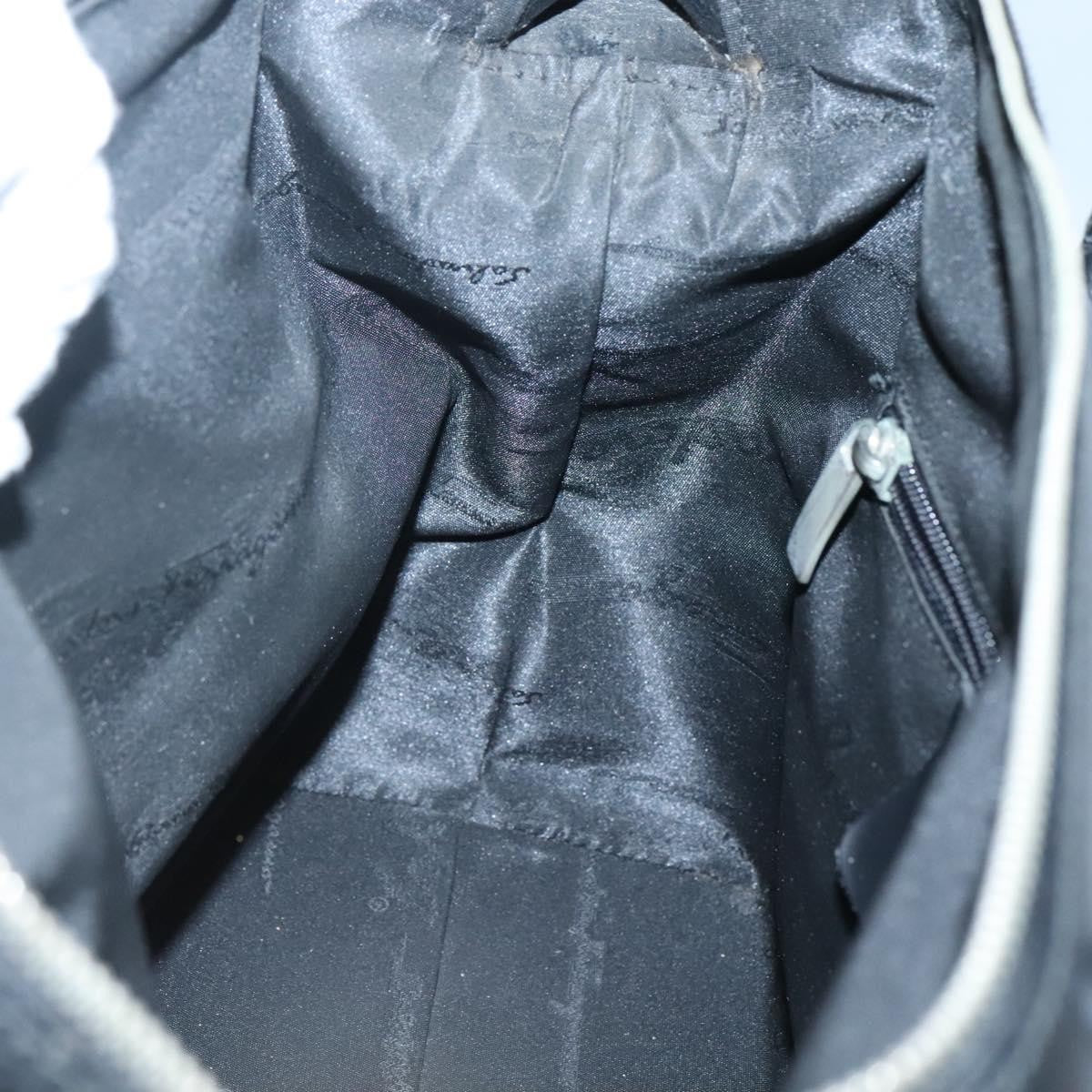 Salvatore Ferragamo Vintage Handbag Nylon, BLACK, NYLON, Handbag